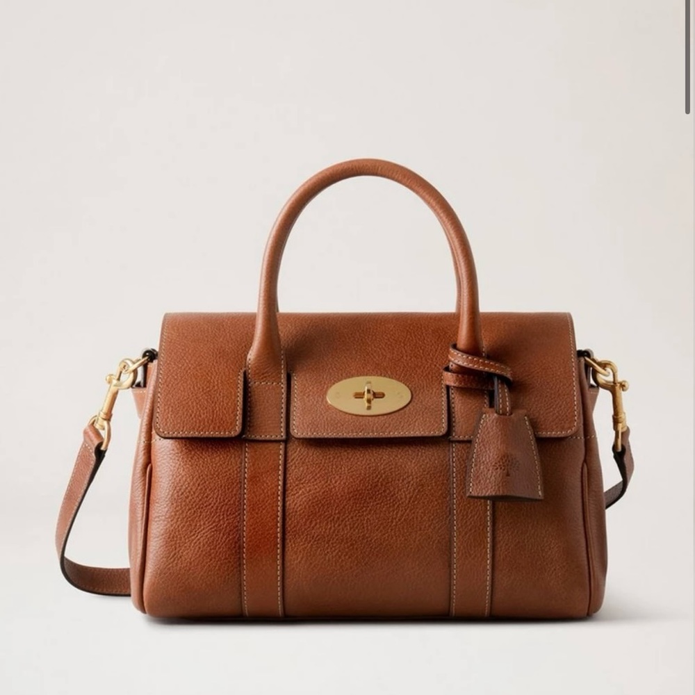 Mulberry Bayswater Satchel Oak